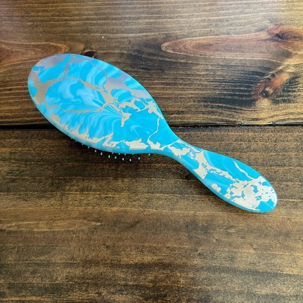 Wet Brush Detangler, Electric Forest, Limited Edition, EUC